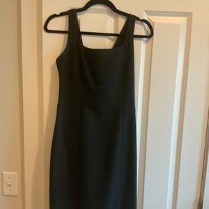 Diane Von Furstenberg simple black dress